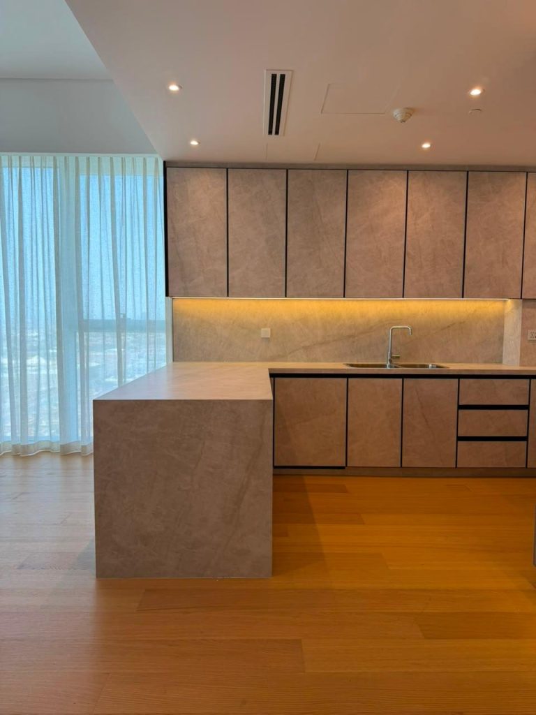 Projects We Have Done 26 Luxury marble-cladded kitchen renovation at Canal Front CF09A by ASM Interiors Dubai