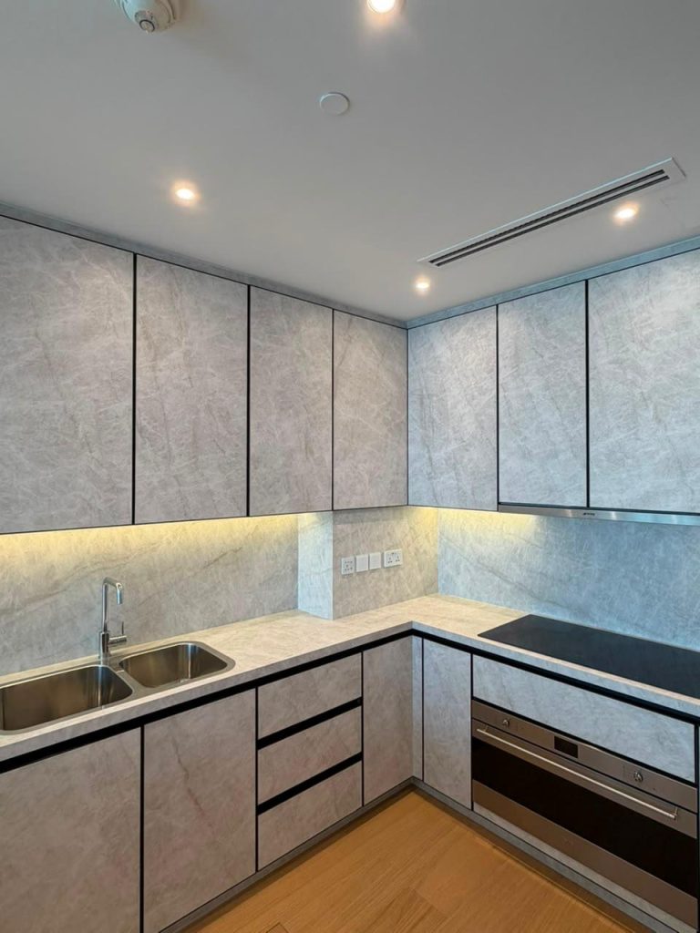 Projects We Have Done 28 Luxury marble-cladded kitchen renovation at Canal Front CF09A by ASM Interiors Dubai