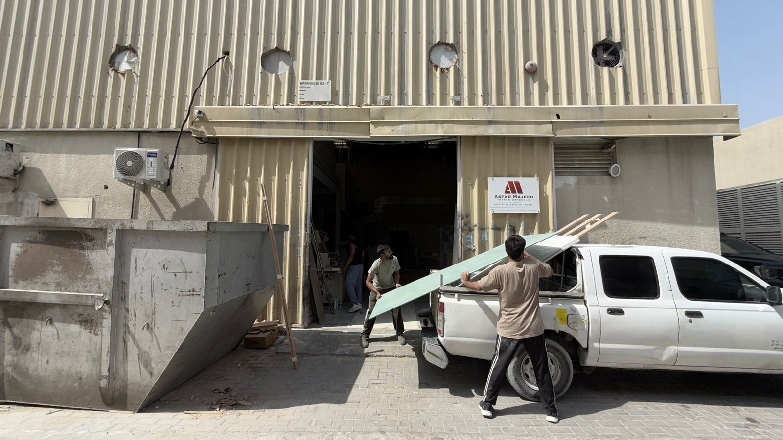 Custom Joinery Dubai 3 ASM Interiors warehouse and joinery workshop exterior in Dubai