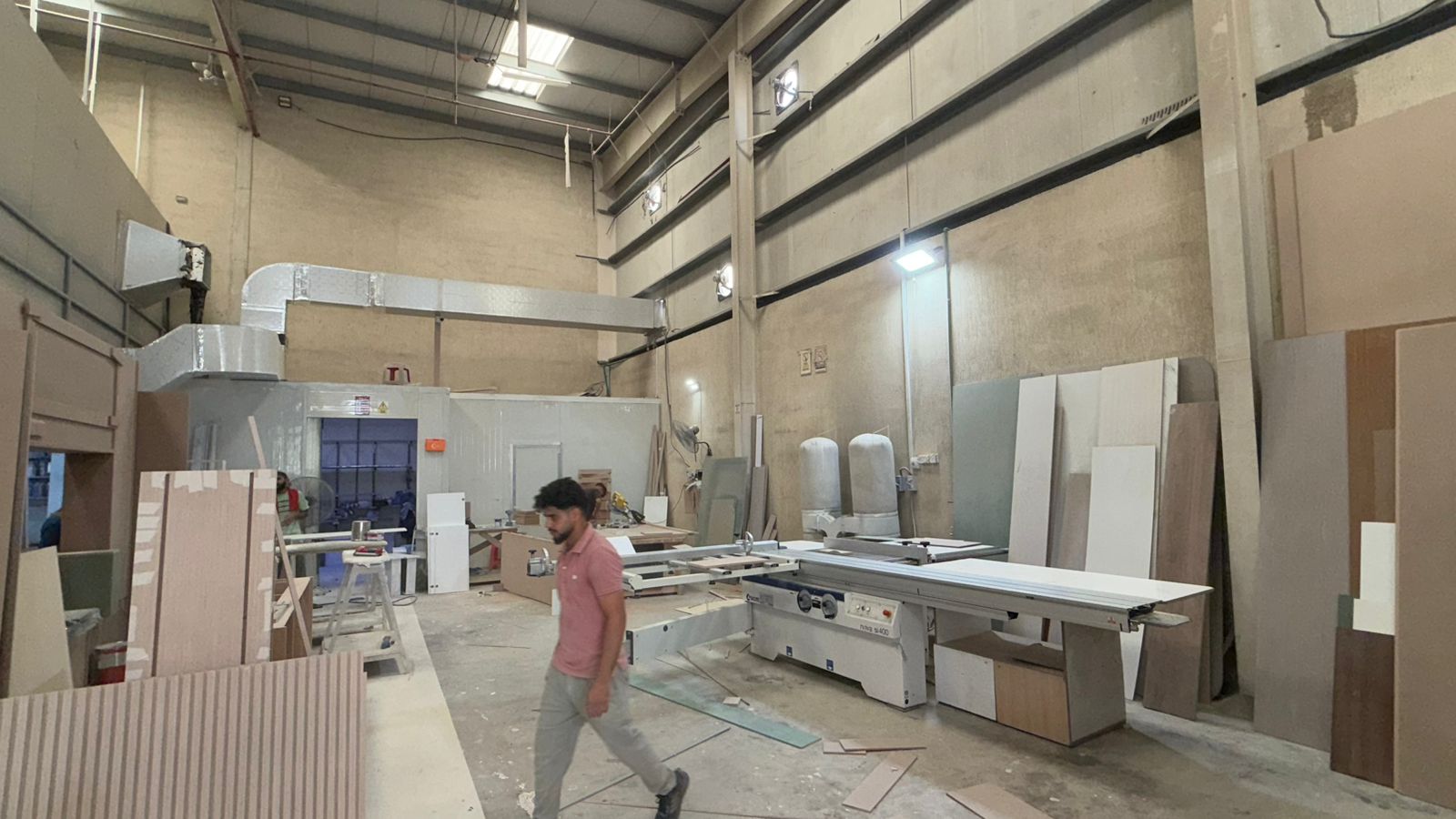 Custom Joinery Dubai 2 Custom cabinet production machinery inside ASM Interiors joinery workshop Dubai