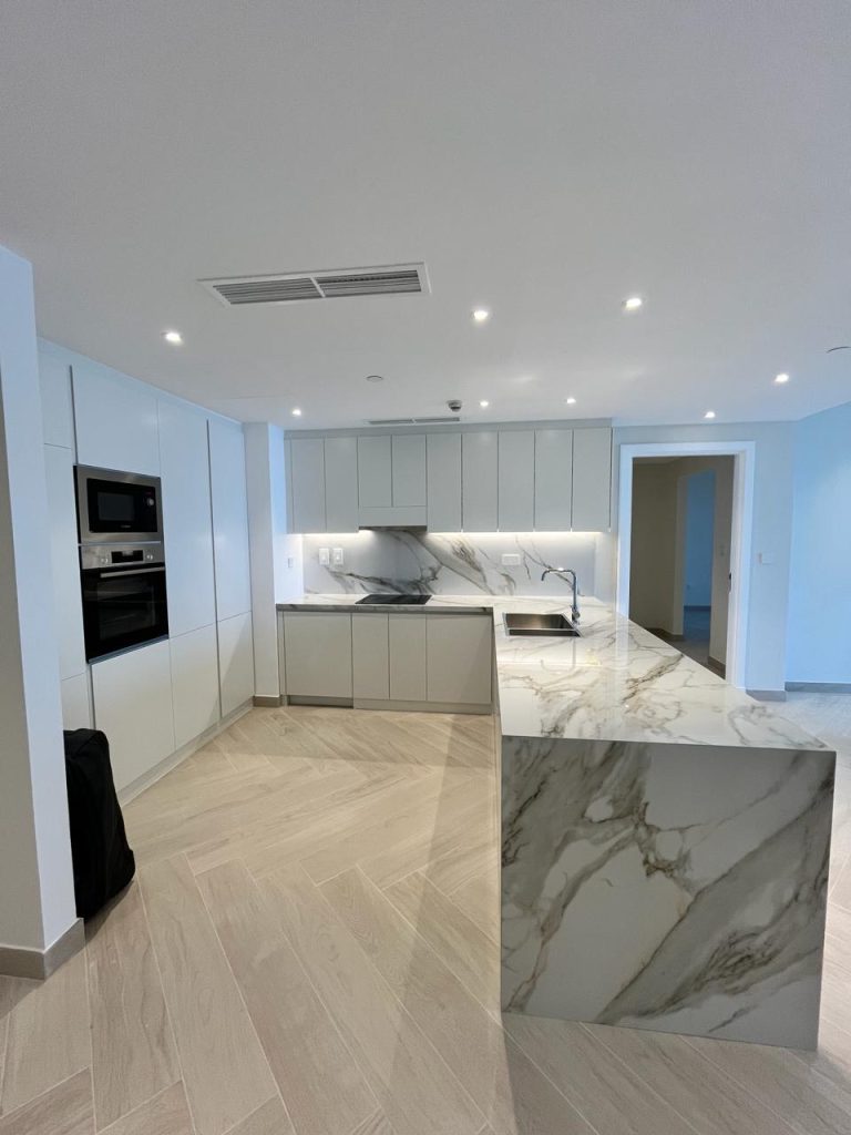 Kitchen renovation at Palm Jumeirah Marina Residence 6 by ASM Interiors