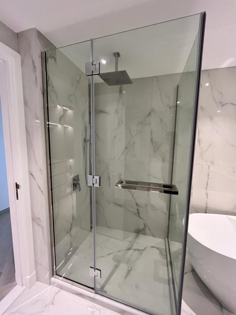 Projects We Have Done 63 Shower glass at Palm Jumeirah Marina Residence 6 by ASM Interiors Dubai