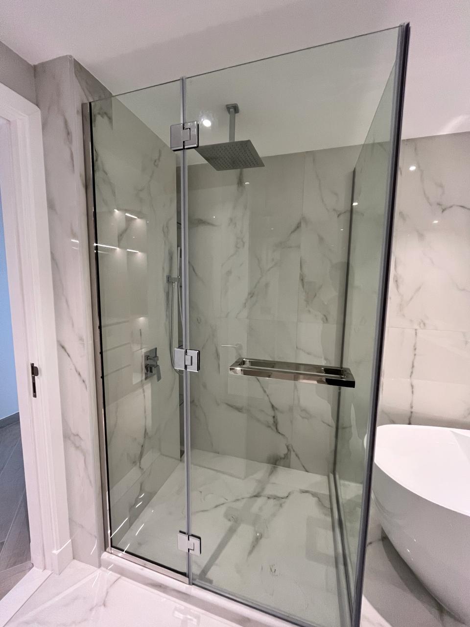 Projects We Have Done 63 Shower glass at Palm Jumeirah Marina Residence 6 by ASM Interiors Dubai