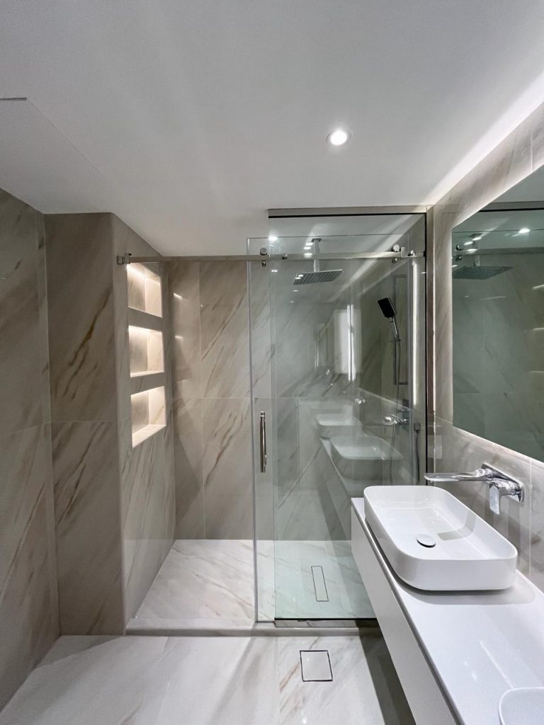 Projects We Have Done 74 Main bathroom renovation detail at Al Majara 2 Dubai Marina by ASM Interiors