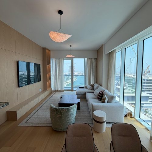 Open-plan living and dining renovation at Canal Front CF09A